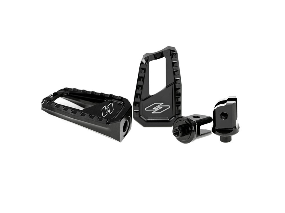 Apex Edge Footpegs – Black. Fits Rear on Softail 2018up.