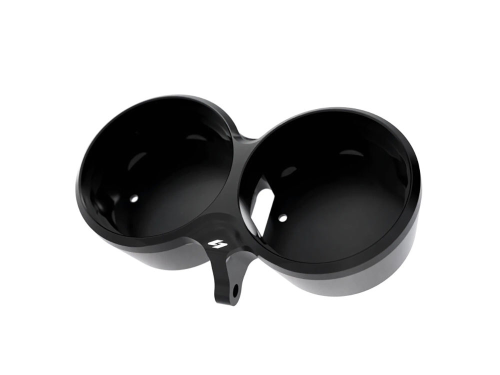 Gauge Housing Relocation Kit - Black. Fits Low Rider 2018-2021