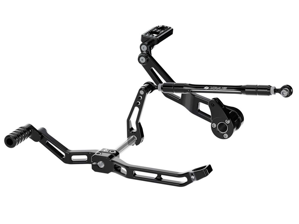 Max Lean Foot Controls - Black. Fits Touring 2014up.