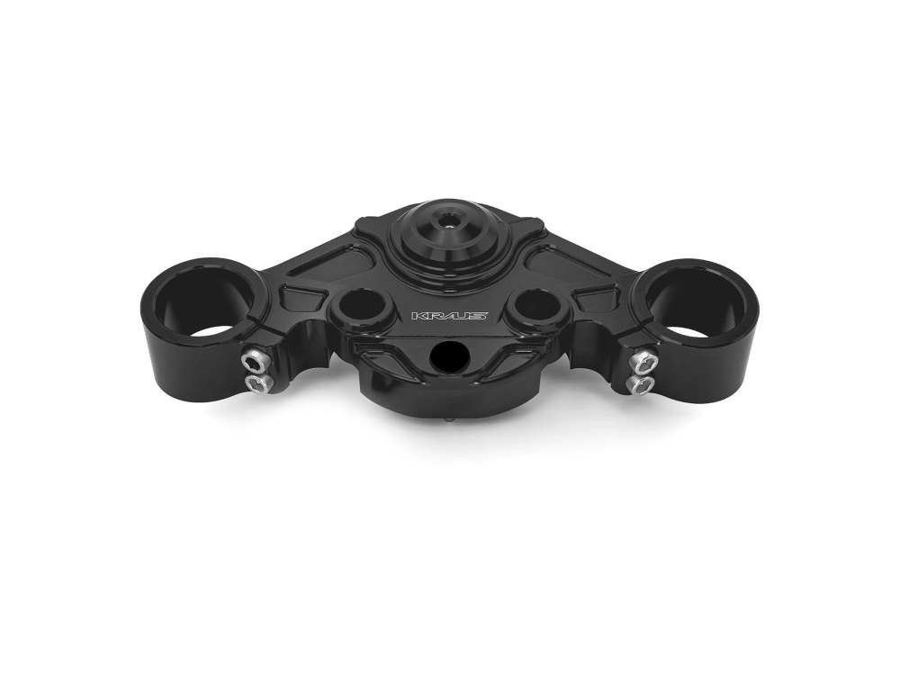 Wolf One Billet Bagger Top Clamp - Black. Fits Road Glide 2015-2023