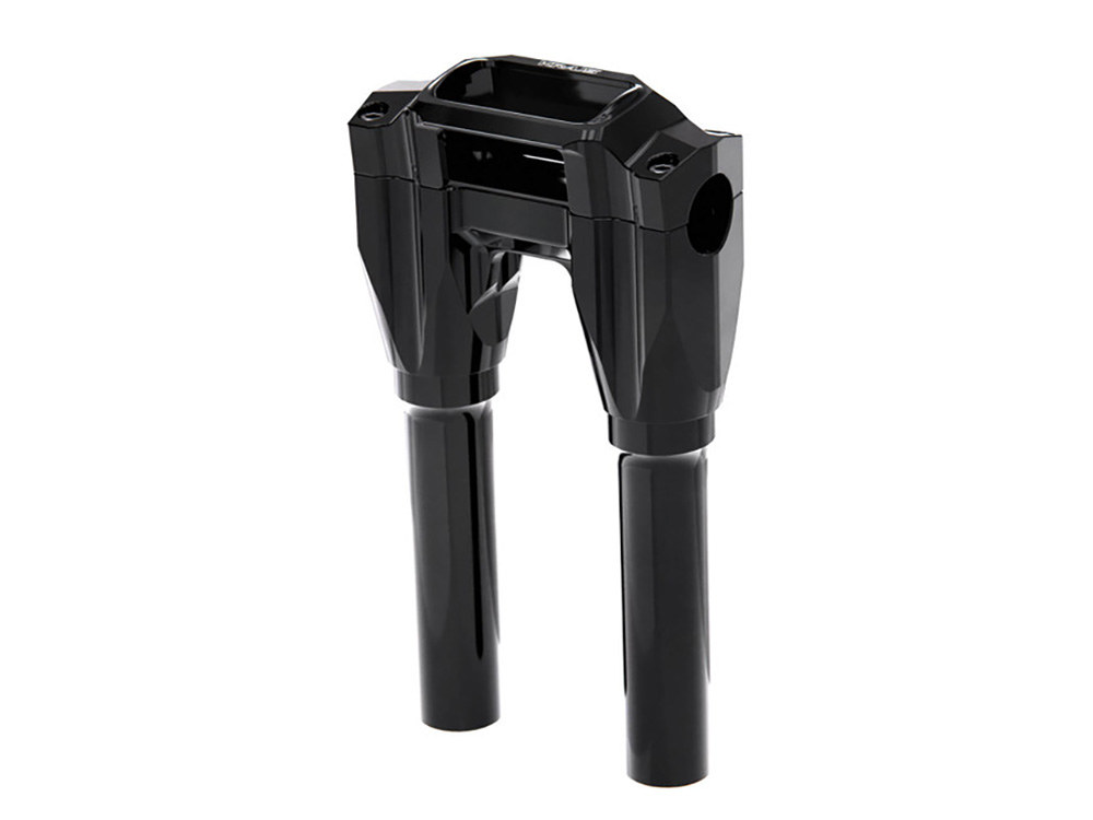 8in. Straight x 1in. Clamp Core Isolated Riser Kit - Black. Fits Softail Street Bob, Low Rider ST, Standard & Breakout 2018-2024