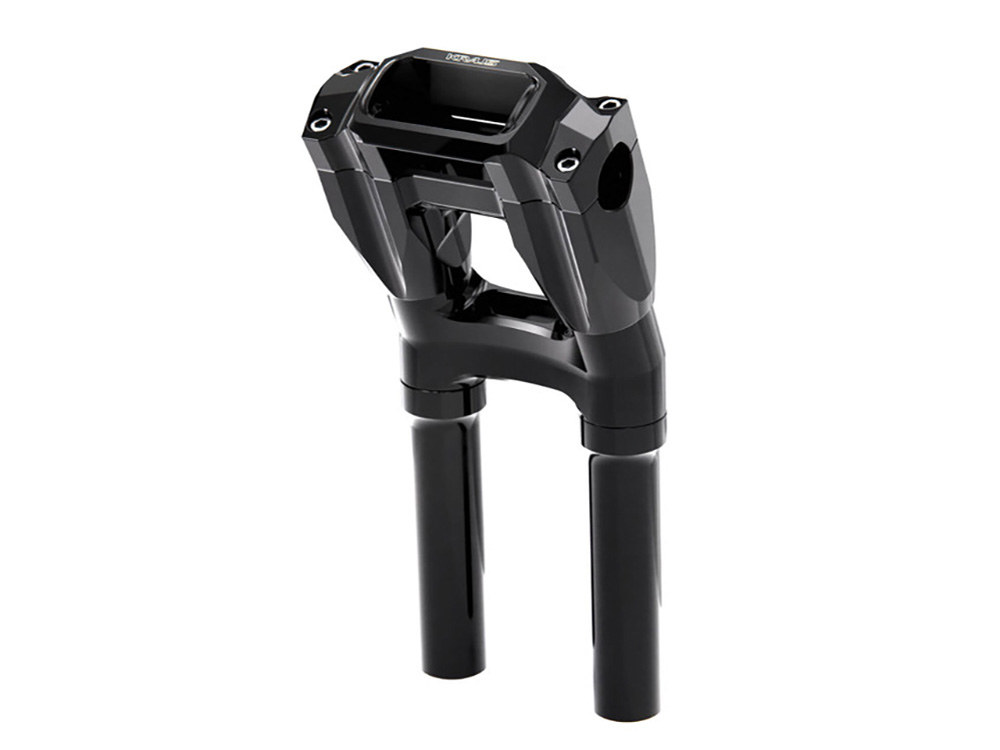 10in. Kickback x 1-1/8in. Clamp Core Isolated Riser Kit - Black. Fits Softail Street Bob, Low Rider ST, Standard & Breakout 2018-2024