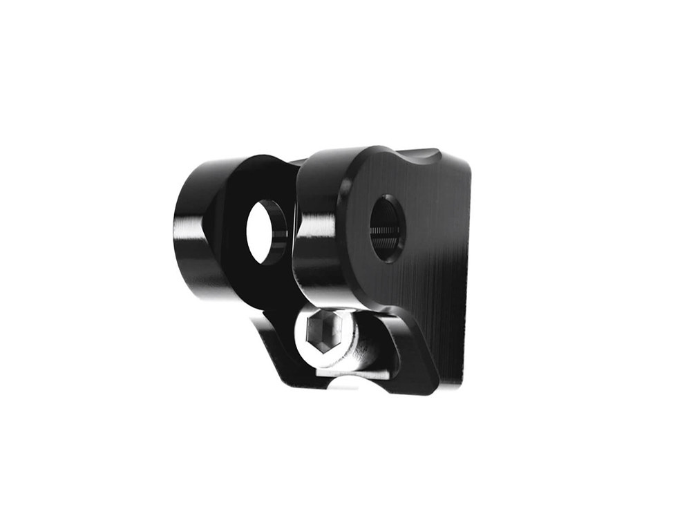 Dovetail Gauge Mount - Black. Fits Kraus Workman Risers