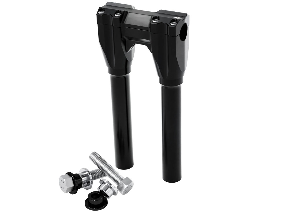 10in. Straight x 1-1/8in. Clamp Isolated Riser Kit – Black.