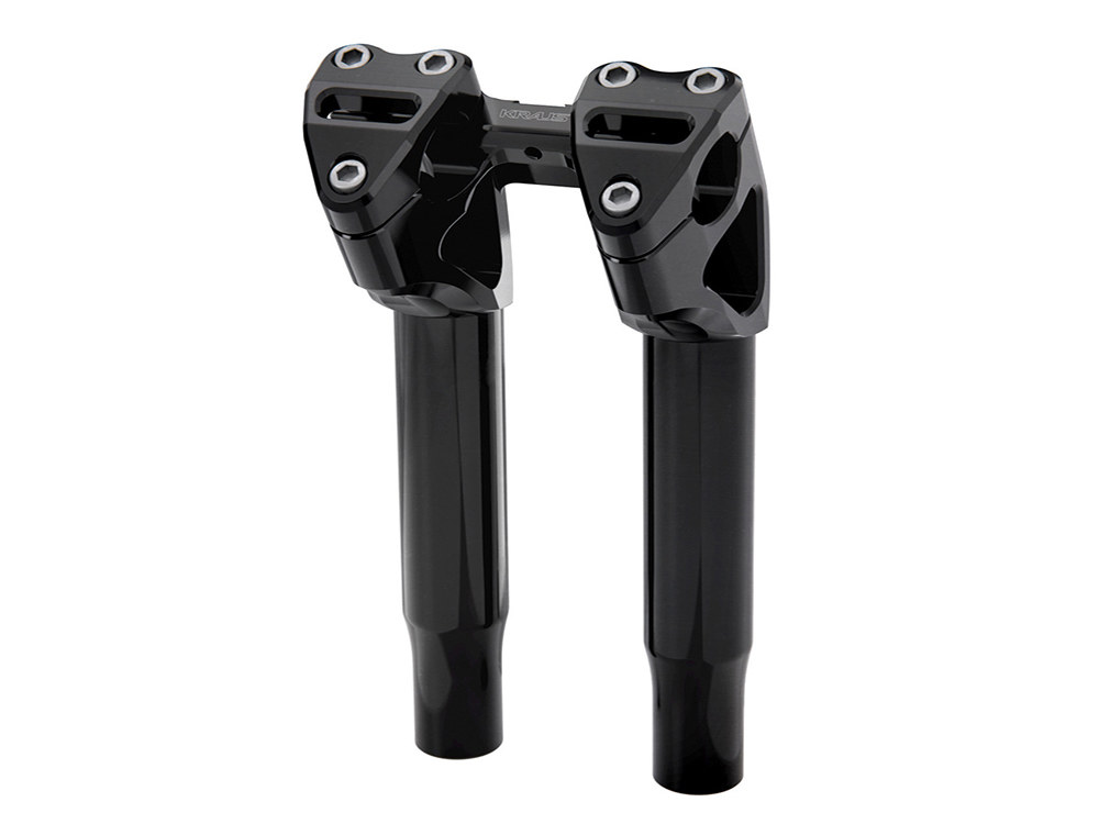 9in. Kickback x 1-1/8in. Clamp Workman Riser Kit - Black. Fits 1-1/8in. Handlebar