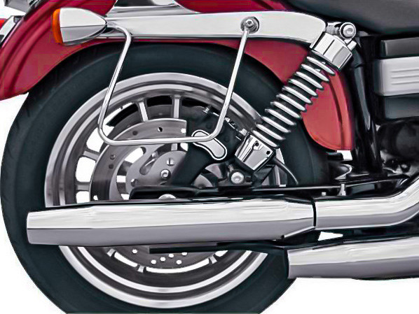 3in. HP-Plus Shorty Tapered Slip-On Mufflers - Chrome. Fits Dyna 1995-2017.