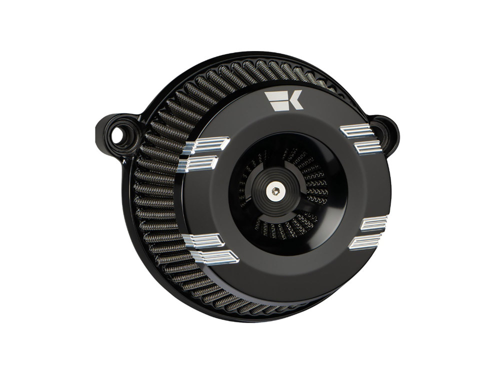 Klassic, Instigator Series Air Cleaner Kit - Black. Fits Touring 2017-2024 & Softail 2018-2024