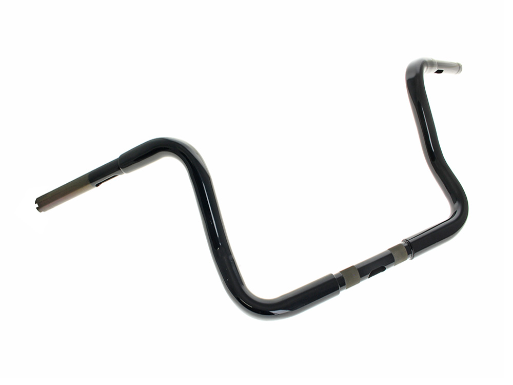 10in. x 1-1/4in. Bagger Ape Handlebar - Gloss Black. Fits Ultra Models 1996-2024 and Street Glide 1996-2023