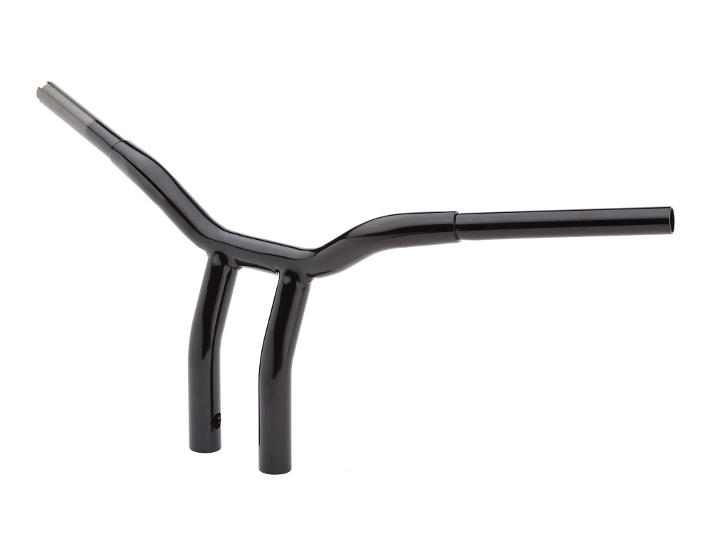 10in. x 1-1/4in. Pullback One Piece Kage Fighter Handlebar – Gloss Black.