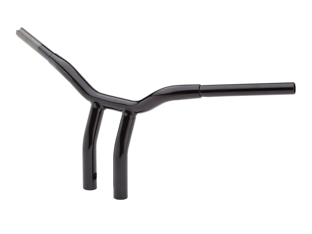 12in. x 1-1/4in. Pullback One Piece Kage Fighter Handlebar – Gloss Black.
