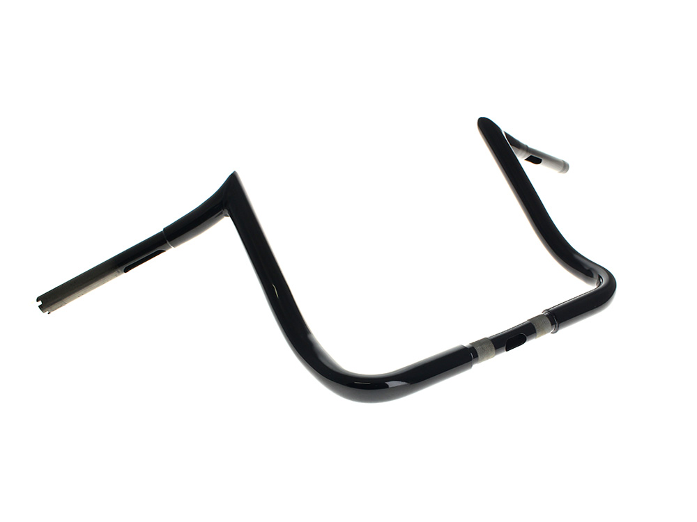 13in. x 1-1/4in. Prime Ape Hooked Handlebar - Gloss Black. Fits Ultra Models 1996-2024 and Street Glide 1996-2023