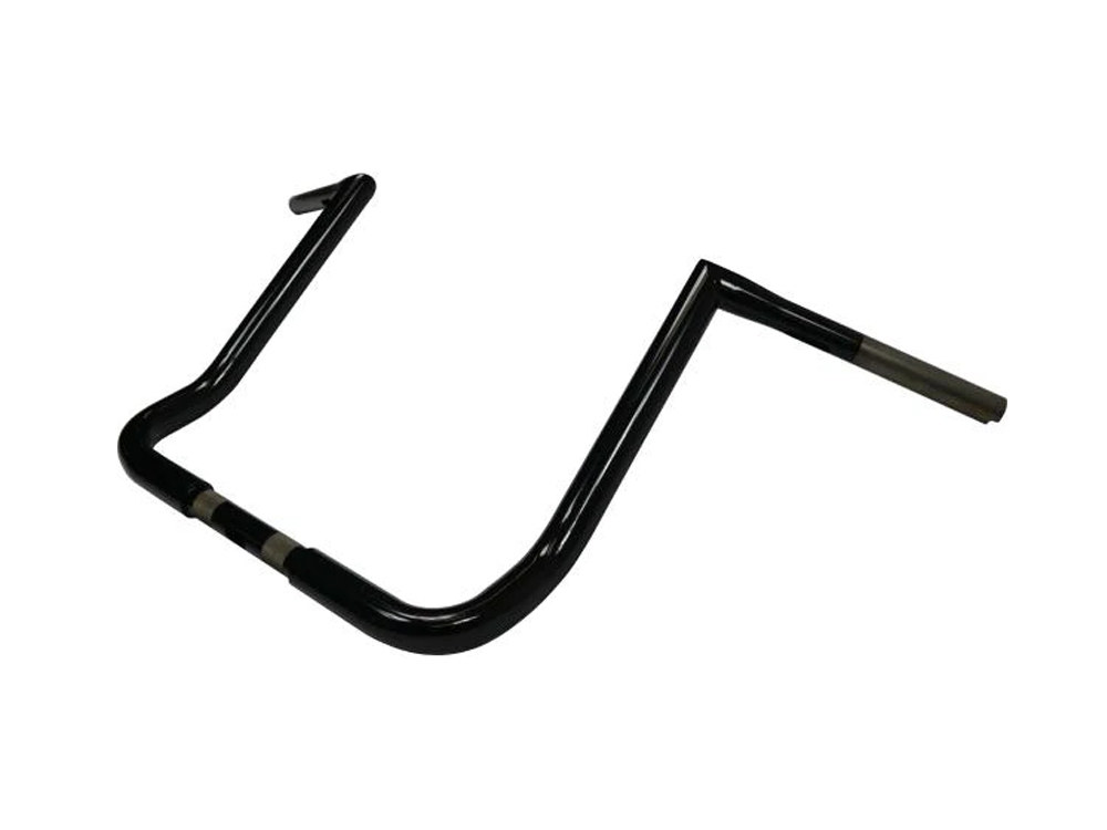 16in. x 1-1/4in. Twin Peaks Handlebar - Gloss Black. Fits Ultra Models 1996-2024 and Street Glide 1996-2023