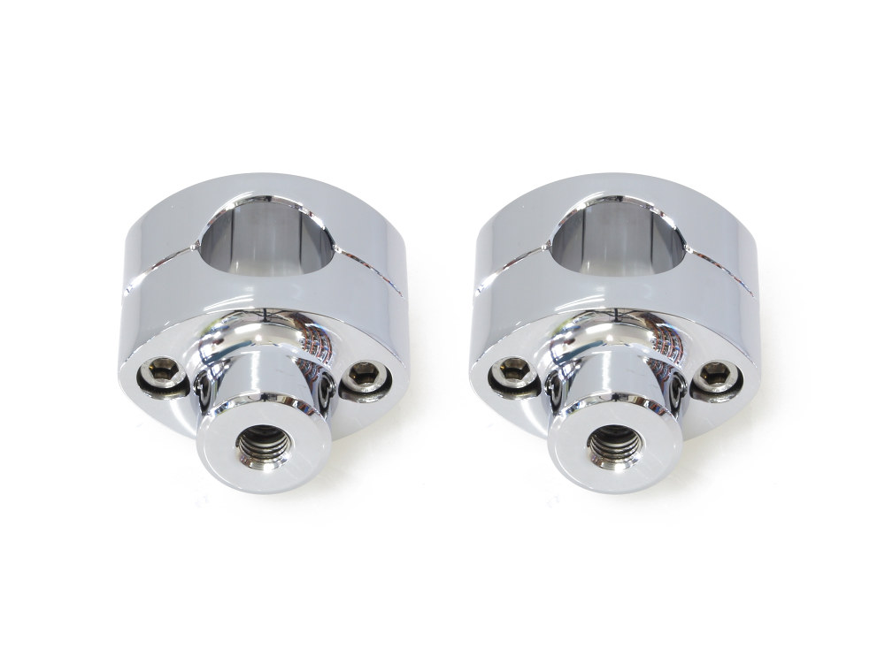 1-1/2in. Straight Two Piece Riser Kit - Chrome. Fits 1-1/4in. Handlebar