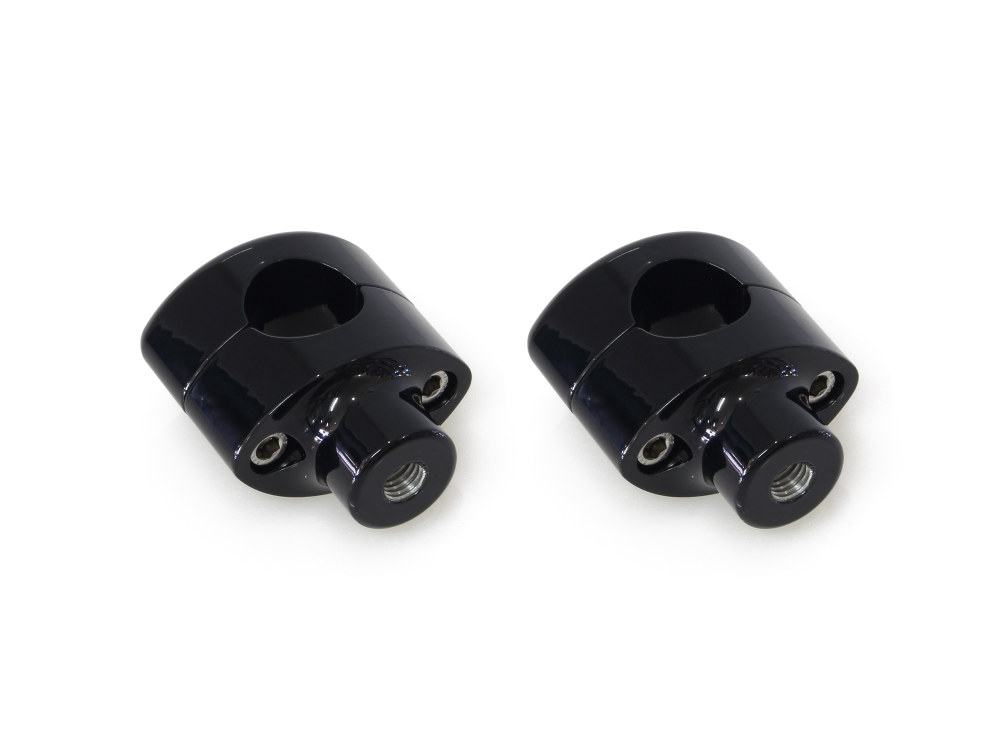 1-1/2in. Straight Two Piece Riser Kit – Gloss Black. Fits 1.25in. Handlebar.