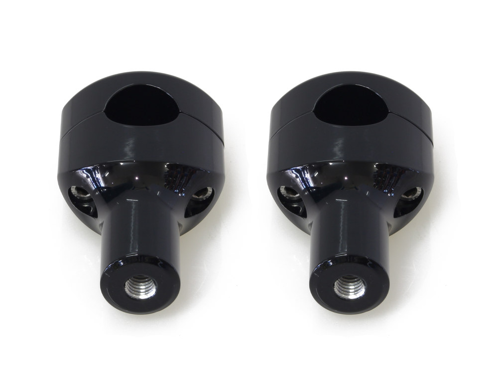 3in. Straight Two Piece Riser Kit – Gloss Black. Fits 1.25in. Handlebar.