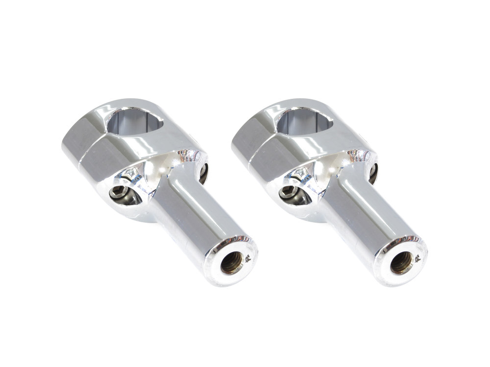 4in. Straight Two Piece Riser Kit - Chrome. Fits 1-1/4in. Handlebar