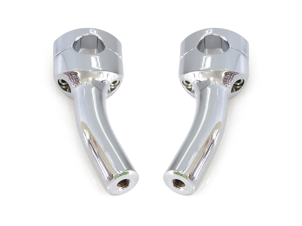 5.5in. Pullback Two Piece Riser Kit - Chrome. Fits 1-1/4in. Handlebar