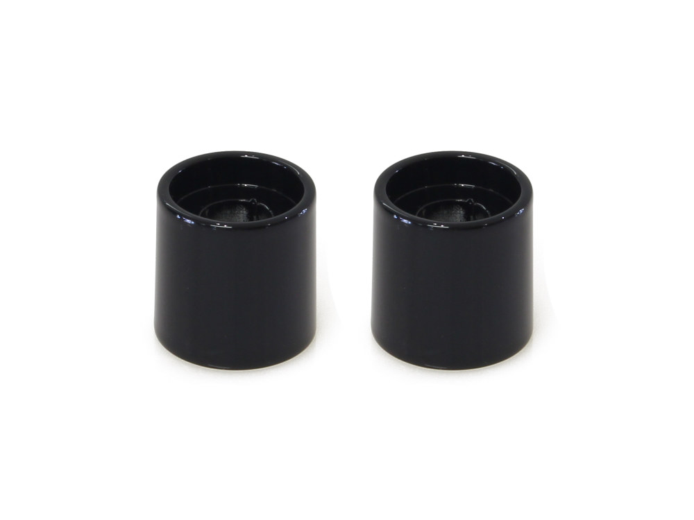 LA Choppers 1in. Tall x 1in. Thick Riser Spacers – Gloss Black.