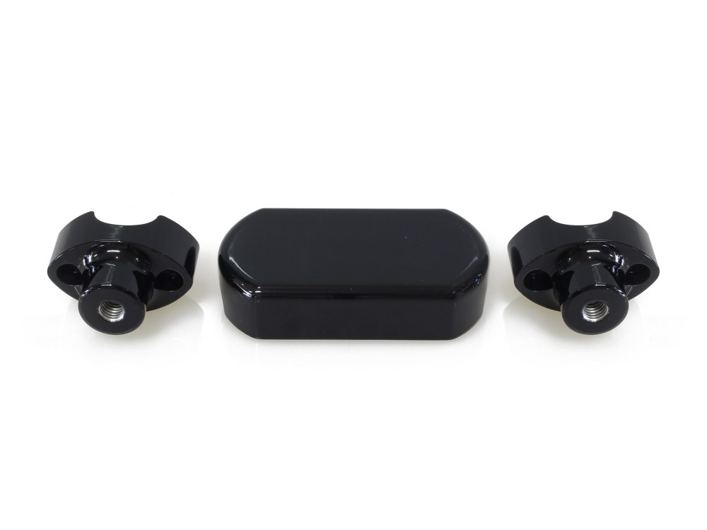 1-1/2in. Straight One Piece Riser Kit - Gloss Black. Fits 1-1/4in. Handlebar
