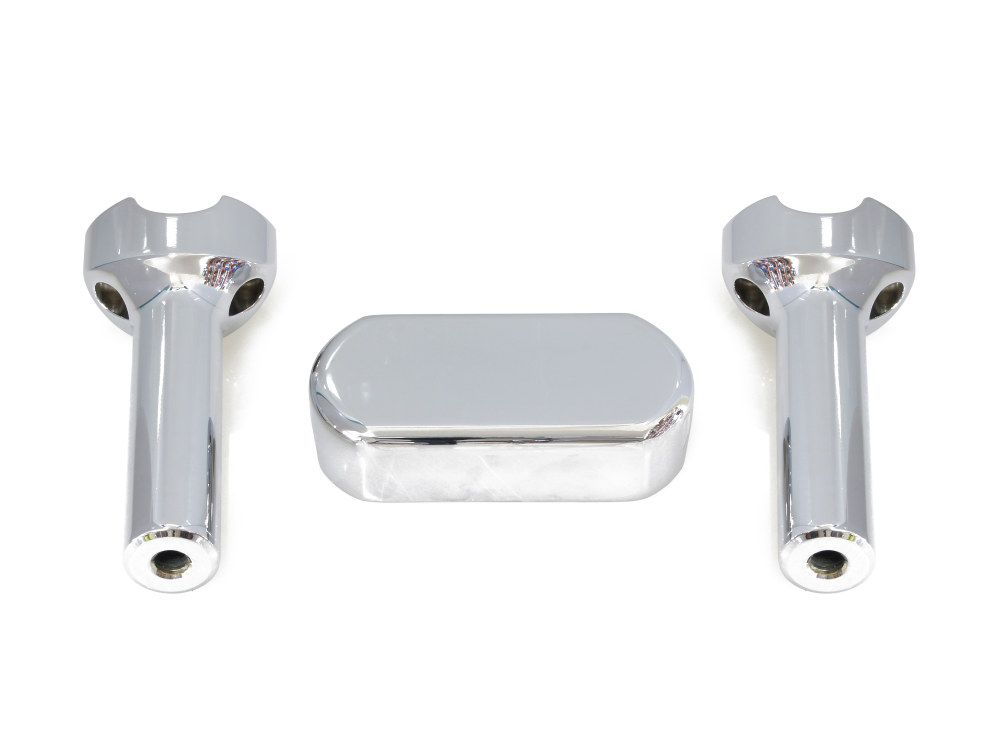 6in. Straight One Piece Riser Kit – Chrome. Fits 1.25in. Handlebar.