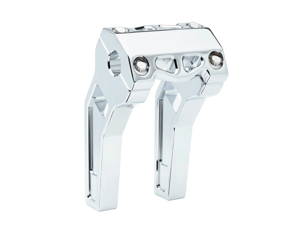 6in. Pullback Performance Risers for 1-1/4in. Bars – Chrome.