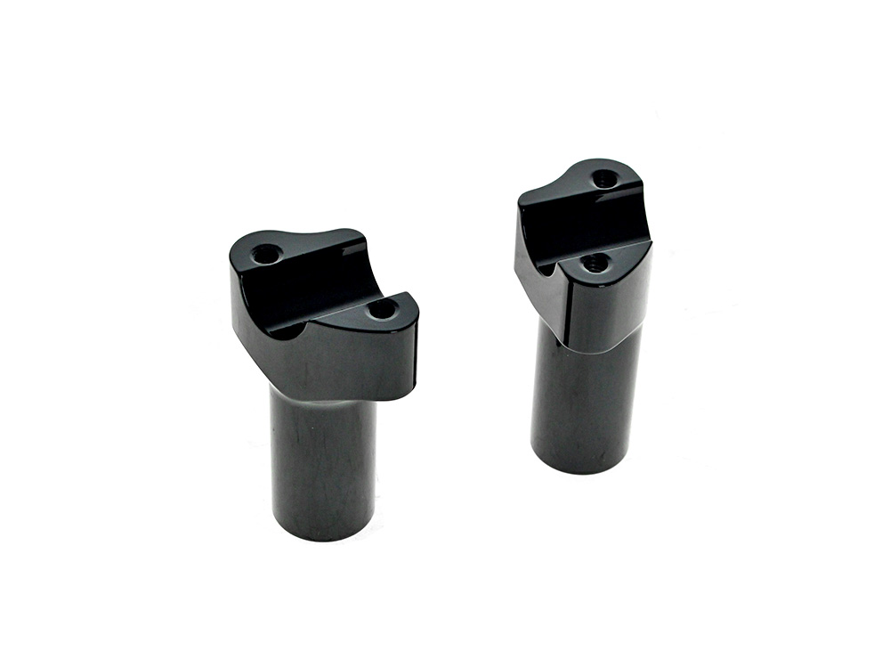 3-1/2in. Tall Risers - Gloss Black. Fits 1in. Handlebar