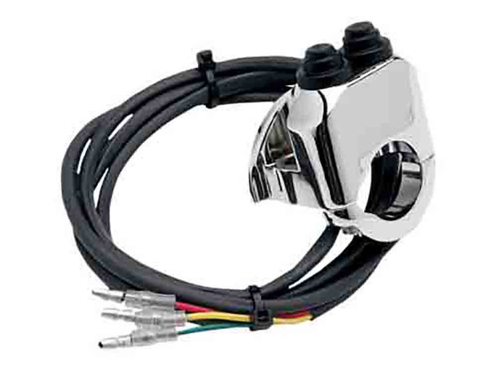 Handlebar Control Switch - Chrome. Fits 1in. or 1-1/4in. Bars Running Air Suspension.