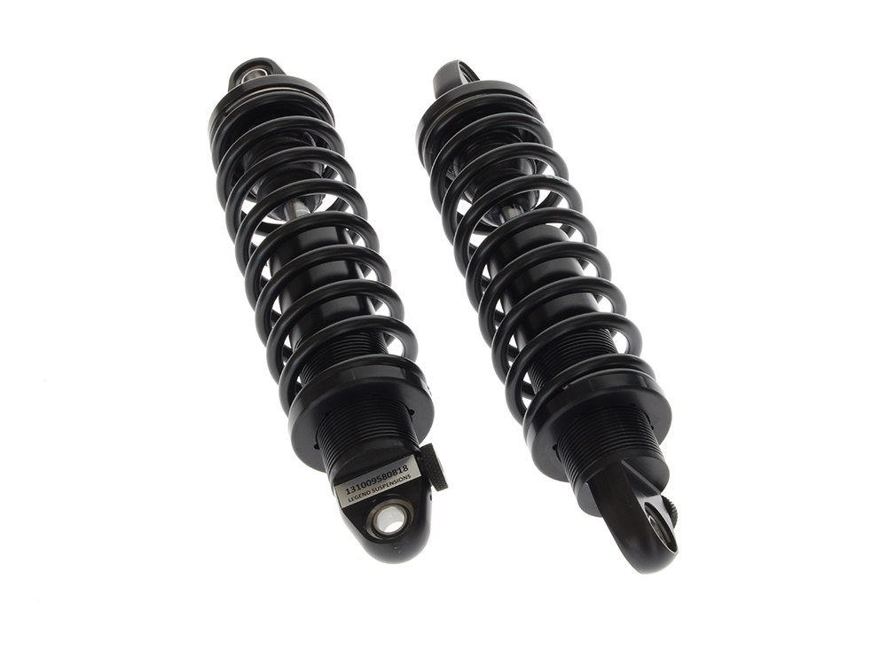 REVO-A Series, 12in. Adjustable Rear Shock Absorbers - Black. Fits Touring 1999up.