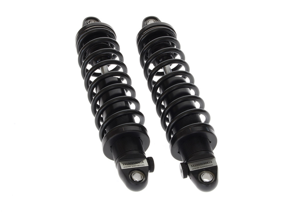 REVO-A Series, 13in. Adjustable Rear Shock Absorbers - Black. Fits Touring 1999up.