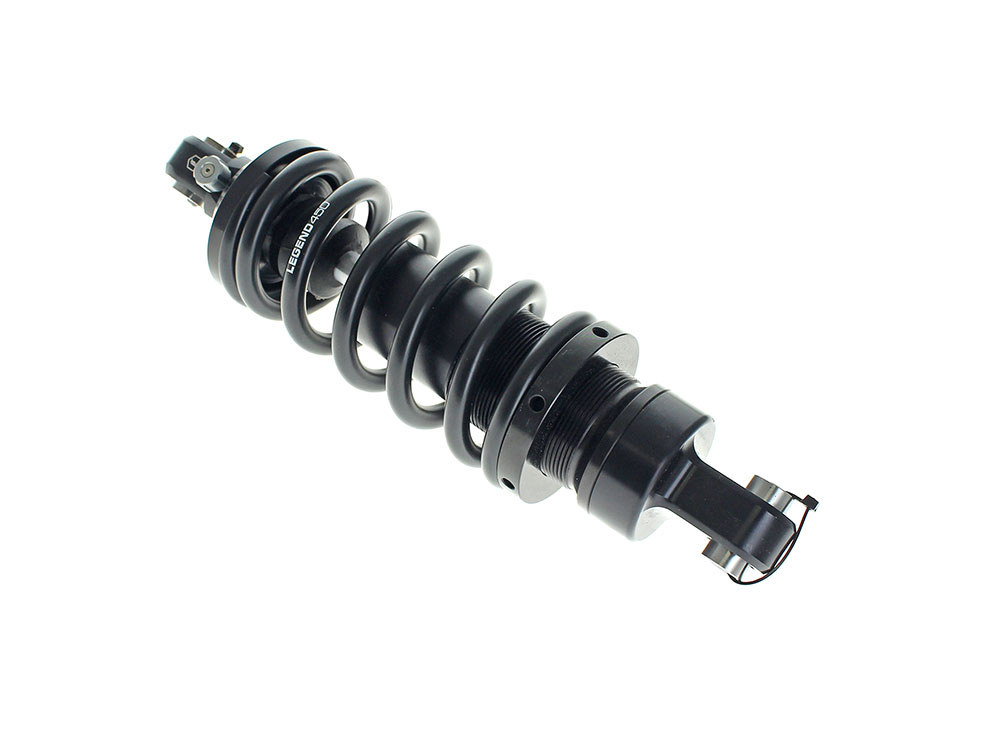 REVO-A Series, 12.5in. Adjustable Rear Shock Absorbers - Black. Fits Softail 2018-2024