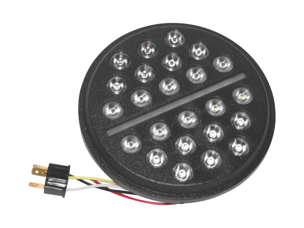 7in. Buck-Shot Fly Eye LED HeadLight Insert Black