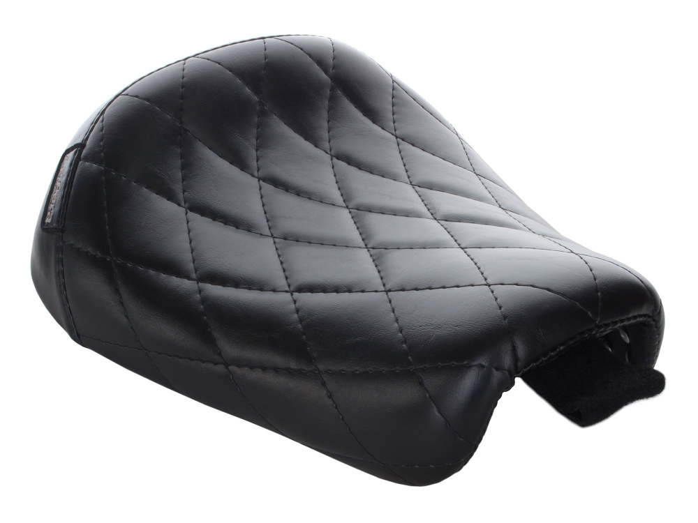 Bare Bones Solo Seat with Diamond Stitch. Fits Sportster Forty-Eight & Seventy-Two 2010-2021.