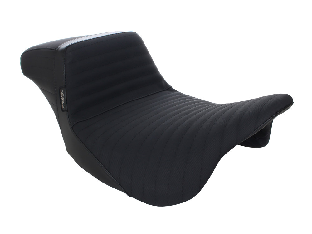 Kickflip Dual Seat with Pleated Gripper Tape. Fits Most Touring 2008-2024