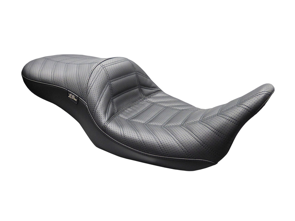 Maverick Indy Dual Seat - Double Track Pleat. Fits Most Touring 2008-2024