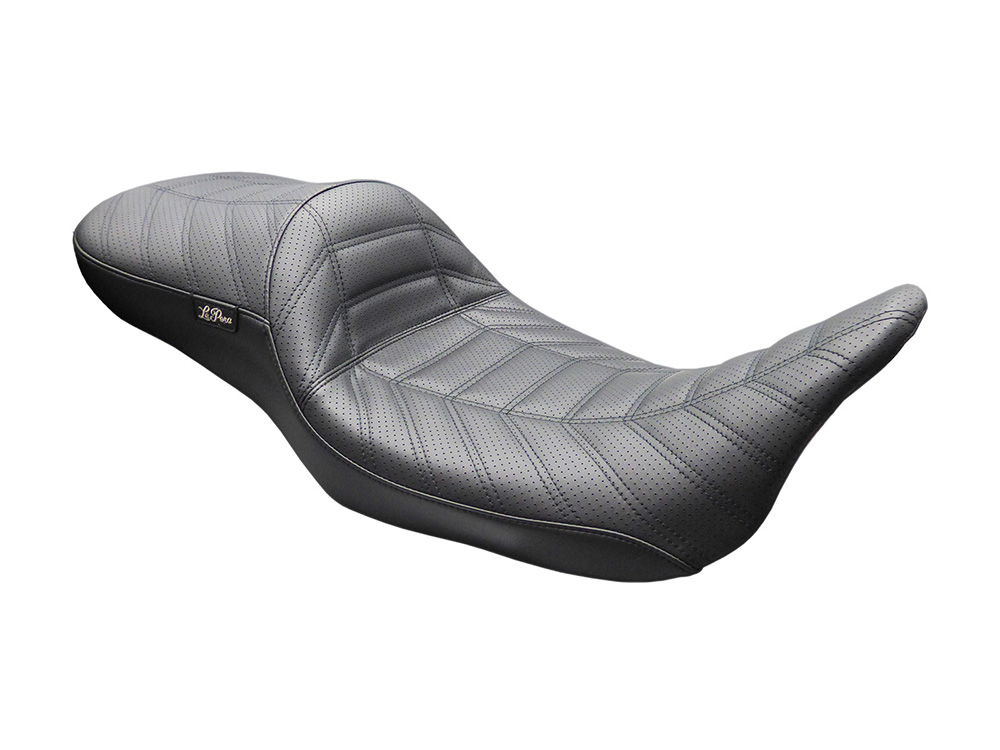LEPERA SEATS Maverick Indy Daddy Long Legs Dual Seat - Extended Reach Double Track Pleat. Fits Most Touring 2008-2024