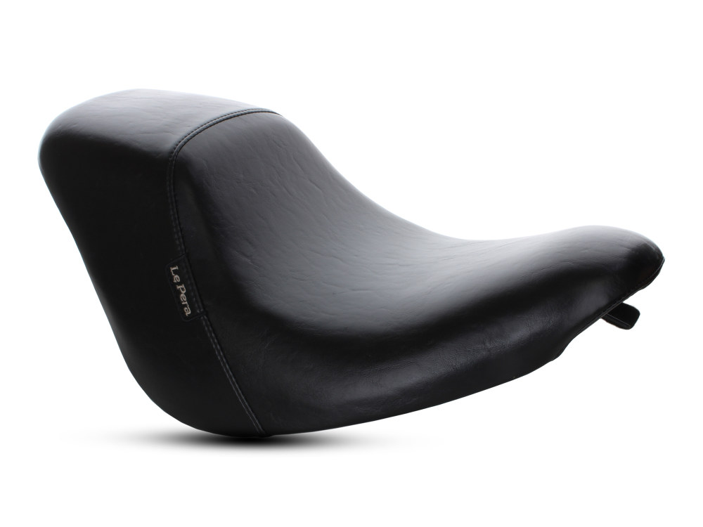 Bare Bones Up Front Reduced Reach Solo Seat. Fits Softail 2006-2017 with 200 OEM Rear Tyre.