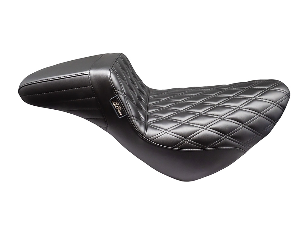 Kickflip Daddy Long Legs Dual Seat with Black Double Diamond Stitch. Fits Sport Glide & Low Rider 2018up & Low Rider S 2020up.