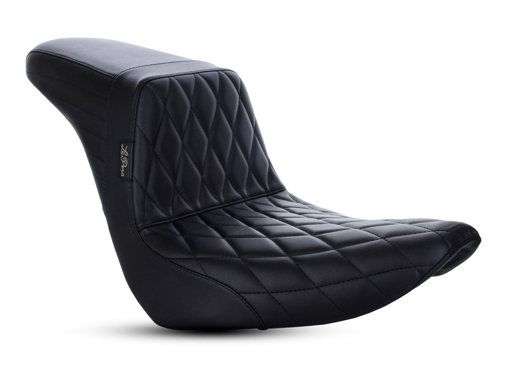 KickFlip Dual Seat with Black Diamond Stitch. Fits Sport Glide & Low Rider 2018up & Low Rider S 2020up.