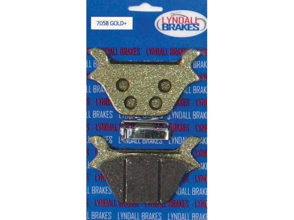 Gold-Plus Brake Pads. Fits Rear on Sportster 1987-1999 & Big Twin 1987-1999.
