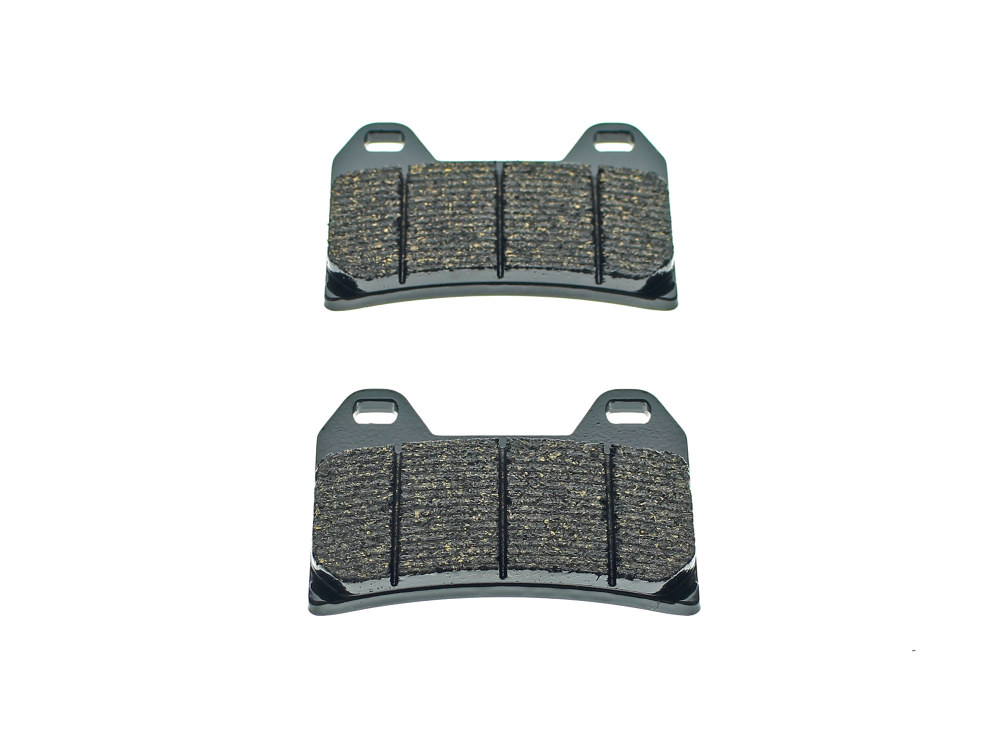 Gold-Plus Brake Pads. Fits Rear on Softail 1987-2007 with Performance Machine Integrated Caliper.