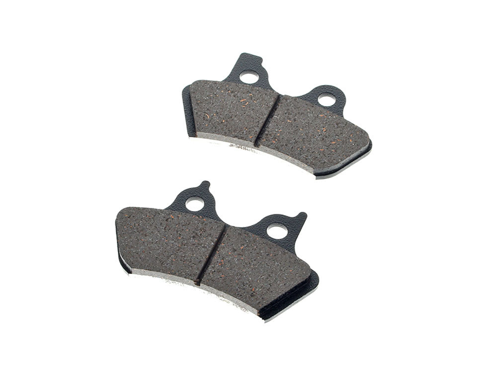 Profiled Gold-Plus Brake Pads. ONLY Fits Lyndall Brake Rotors, Front & Rear on Sportster 2000-2003, Big Twin 2000-2007