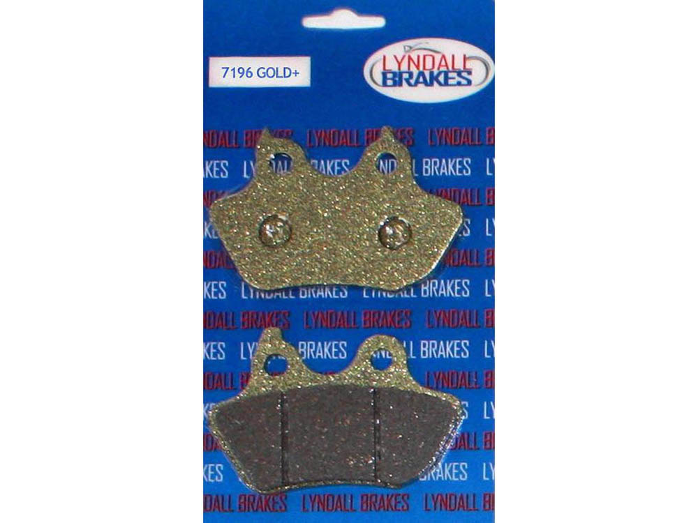 Gold-Plus Brake Pads. Fits Rear on Softail 2006-2007 with 200 OEM Rear Tyre.