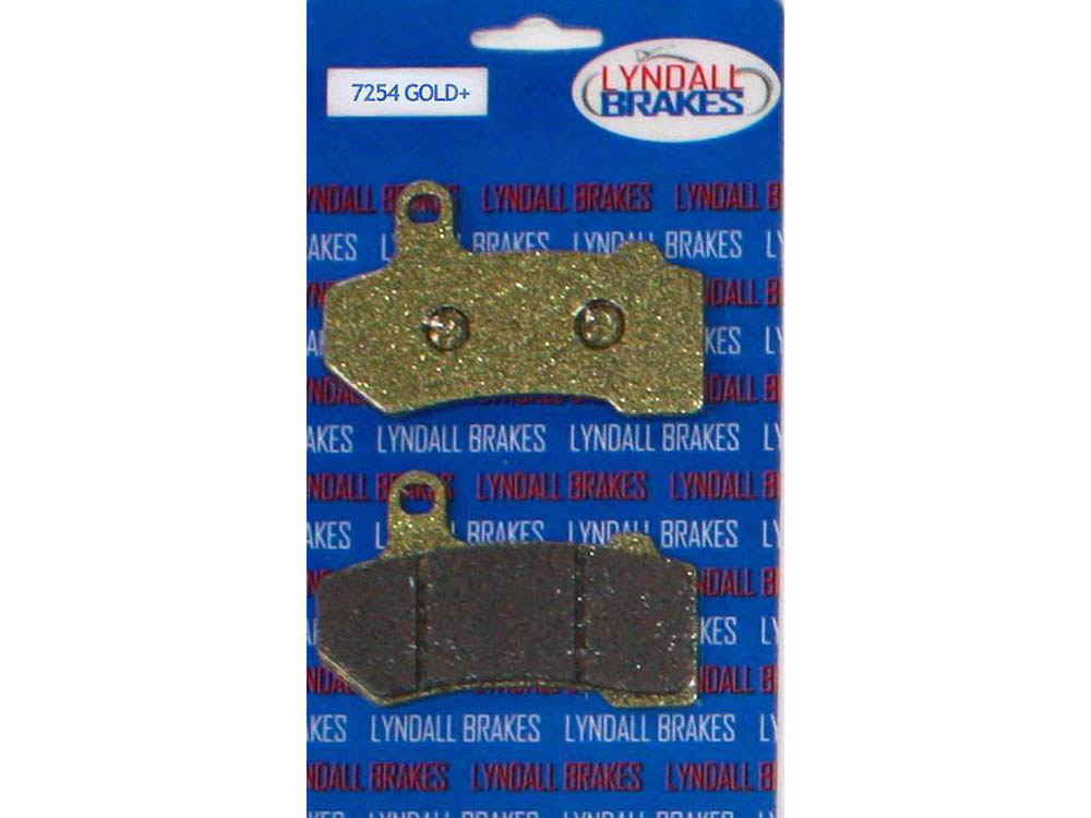 Gold-Plus Brake Pads. Fits Front or Rear on Touring 2008up & V-Rod 2006-2017.