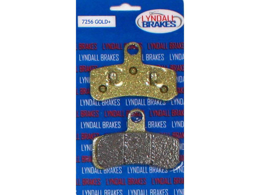 Gold-Plus Brake Pads. Fits Front on Dyna 2008-2017 & Softail 2008-2014.