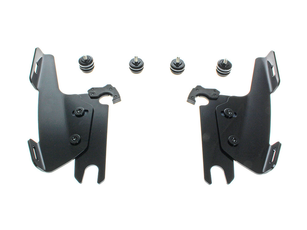 Black Batwing Fairing Trigger-Lock Mounting Hardware. Fits Indian Cruiser Chief Bobber & Chief Bobber Dark Horse 2022up