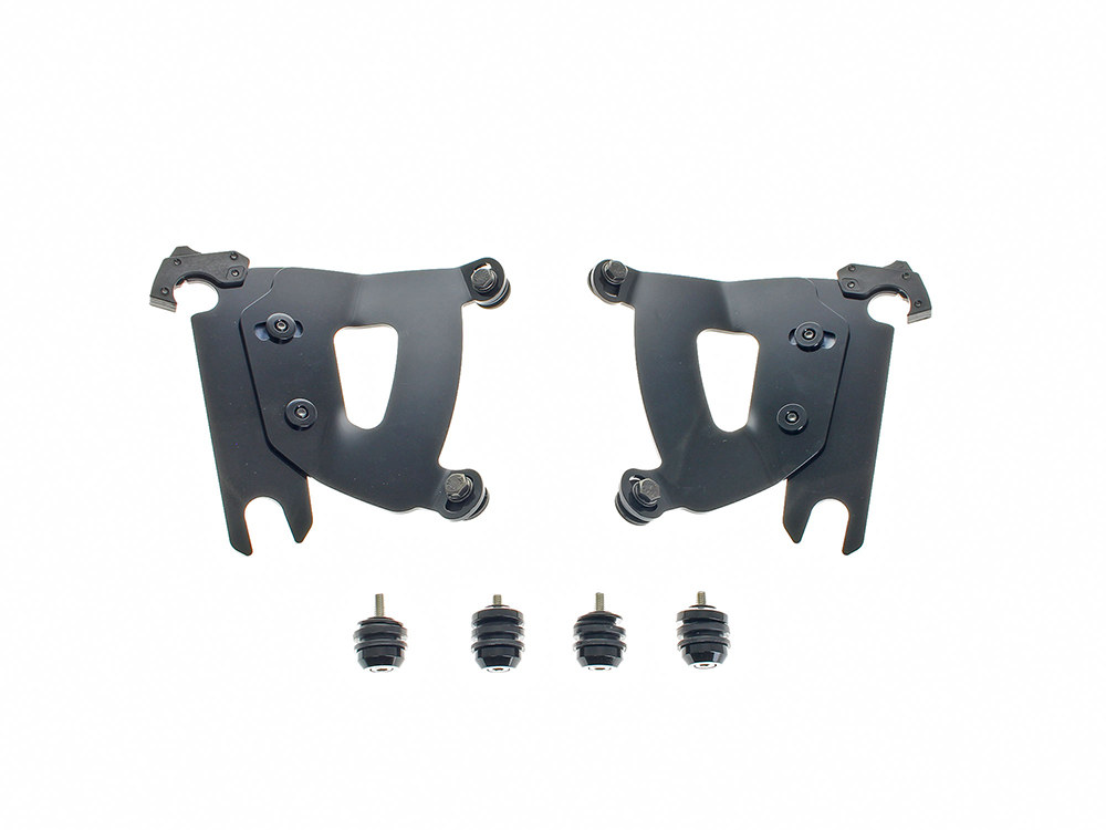 Black Road Warrior Trigger-Lock Mounting Hardware. Fits Indian Cruiser Chief Bobber & Chief Bobber Dark Horse 2022up