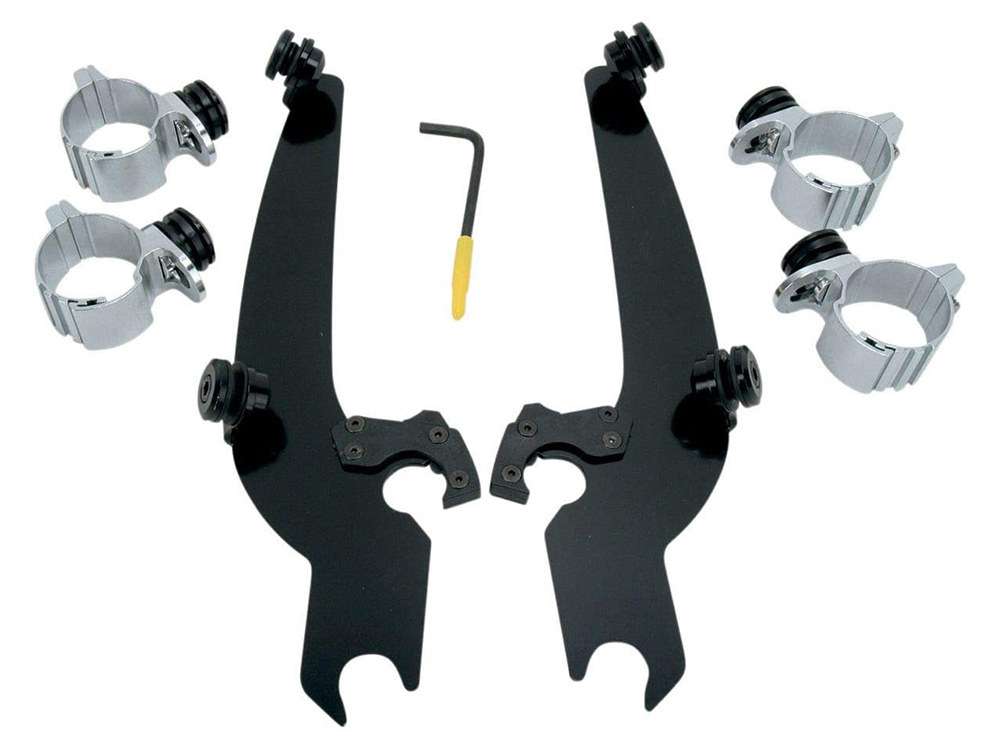 Windshield Mount Kit. Fits most Narrow Glide HD models.