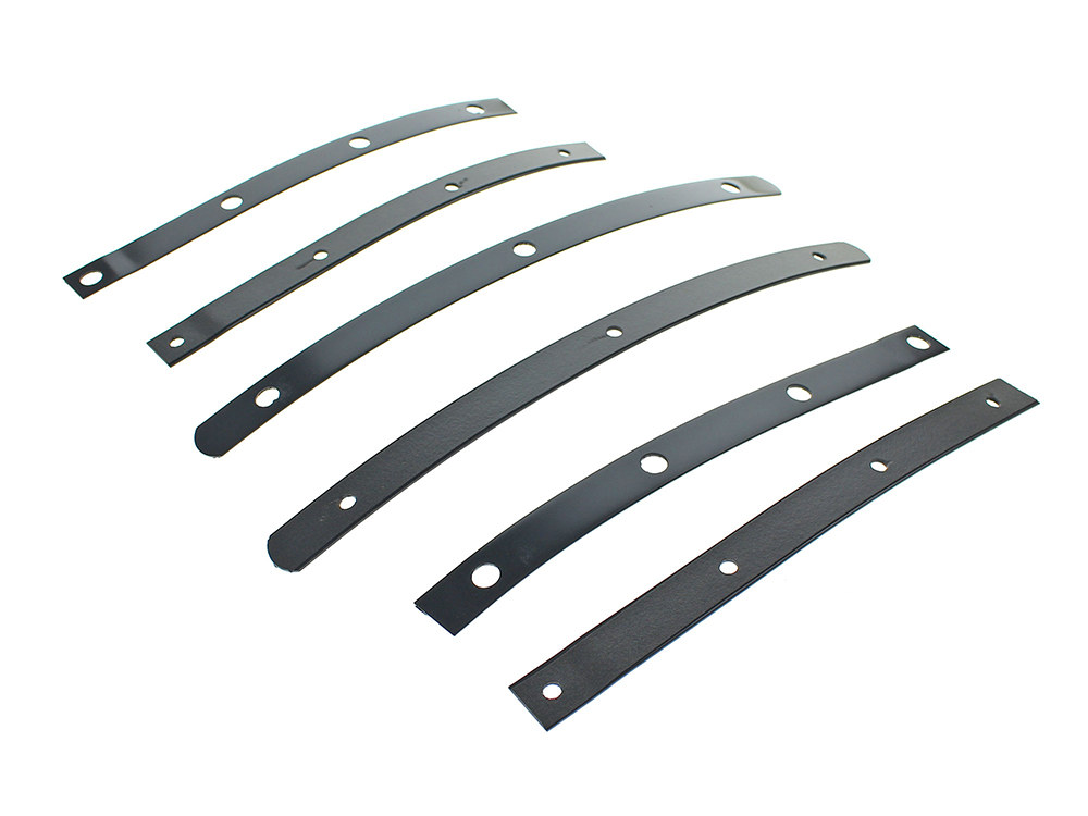 Mounts the straps to the windshield. Black