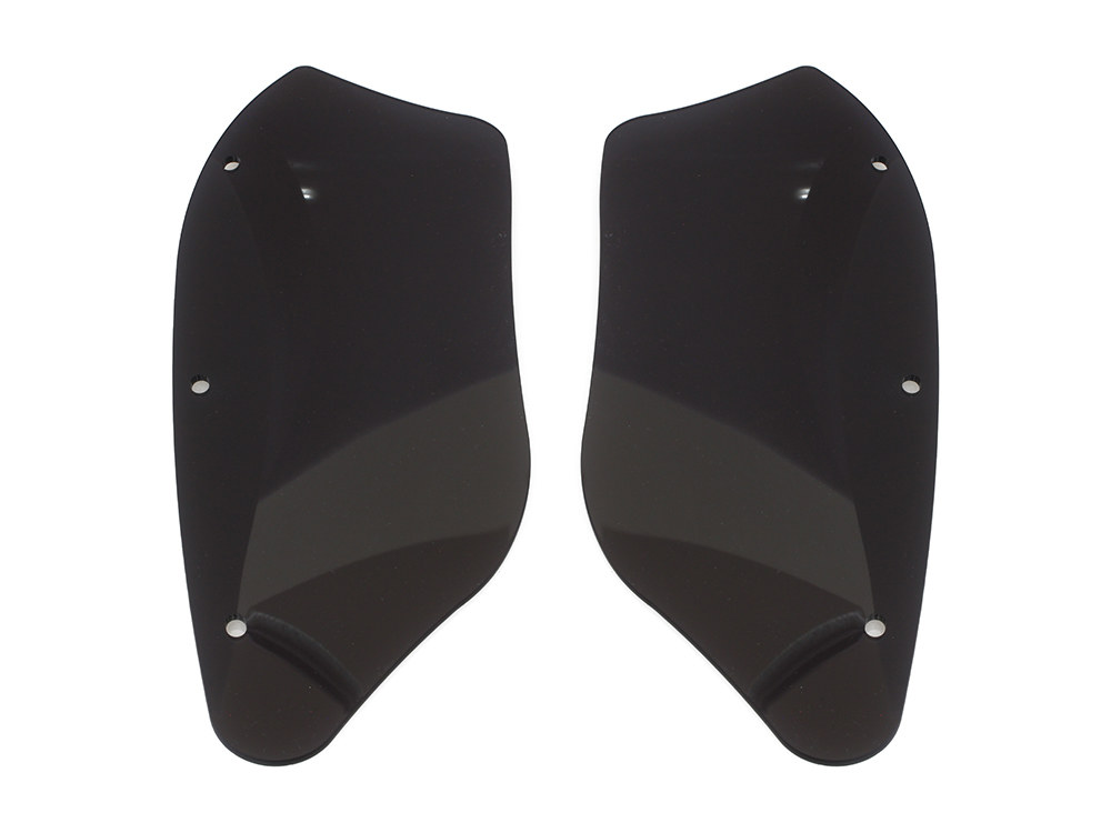 Wind Deflectors - Black. Fits Memphis Shades Batwing Fairing Only