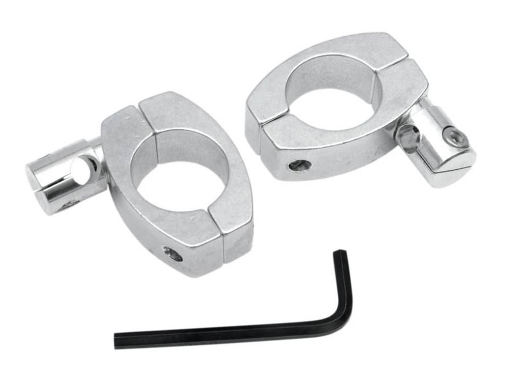 1-1/4in. Handlebar Clamps. Fits Memphis Shades Handlebar Mount Windshield.